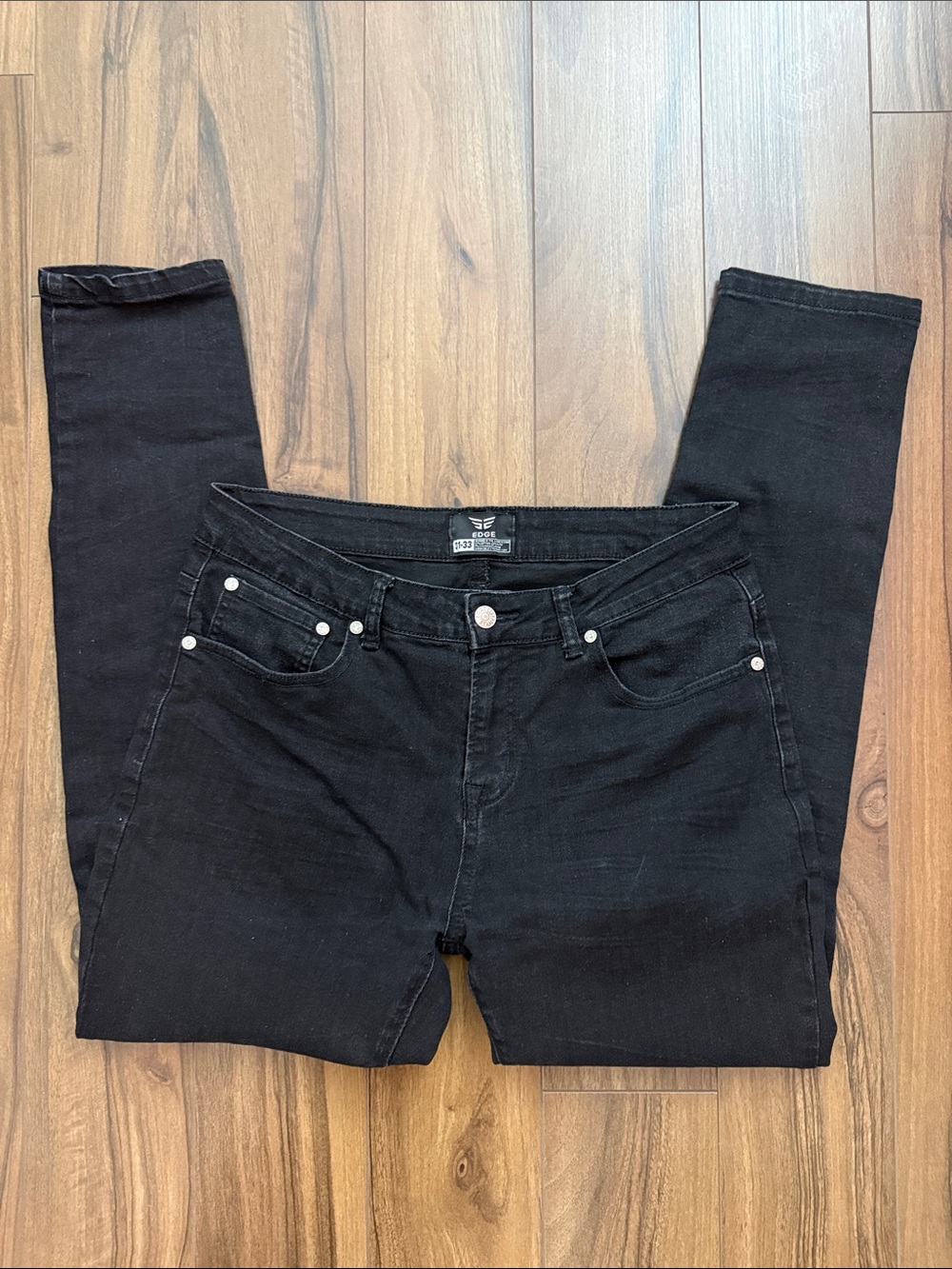 Black Men’s Skinny Jeans - Classic Black
